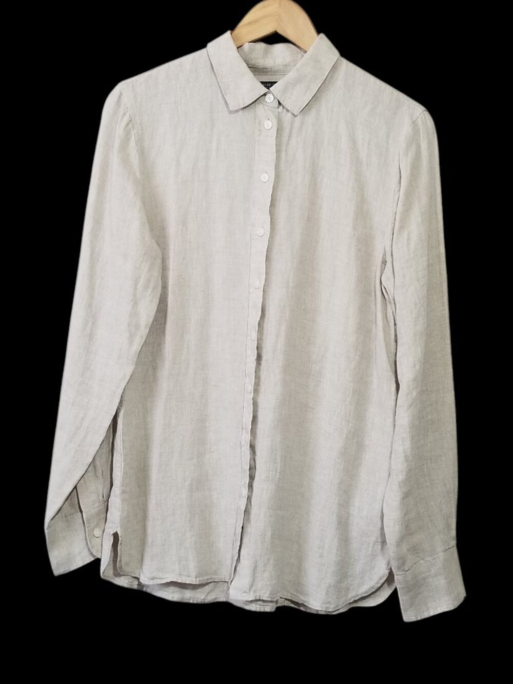 J. Crew Women’s Tall Wren Slim Shirt in Baird McNutt Irish Linen 8 Tall T8 Flax